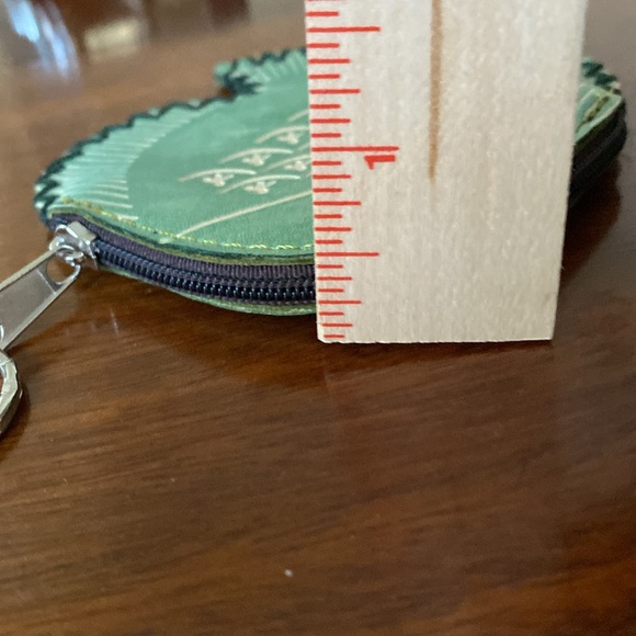 Italian Hand Tooled Leather Fish Shaped Coin Purse & Key Ring 4” by 4” New - Picture 10 of 12